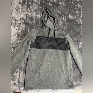 Black and Grey Nike Dri-fit Hoodie